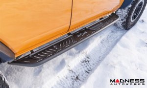 Ford Bronco Running Boards - 4 Door - Roan - Textured Black - N Fab Ford Bronco Running Boards - 4 Door - Roan - Textured Black - N Fab